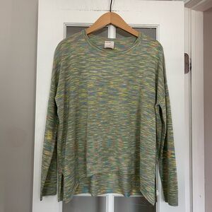 Kerisma Green Multicolor Sweater Top Women Size S/M